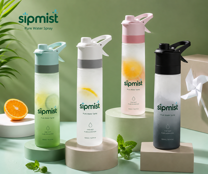 SipMist 2-in-1 Water Bottle with Cooling Mist Spray